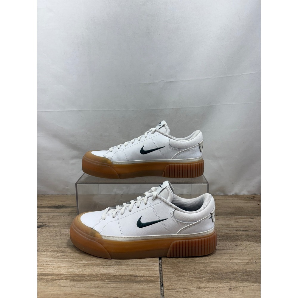 Nike White and Brown Women's Sneakers - Picture 2 of 10